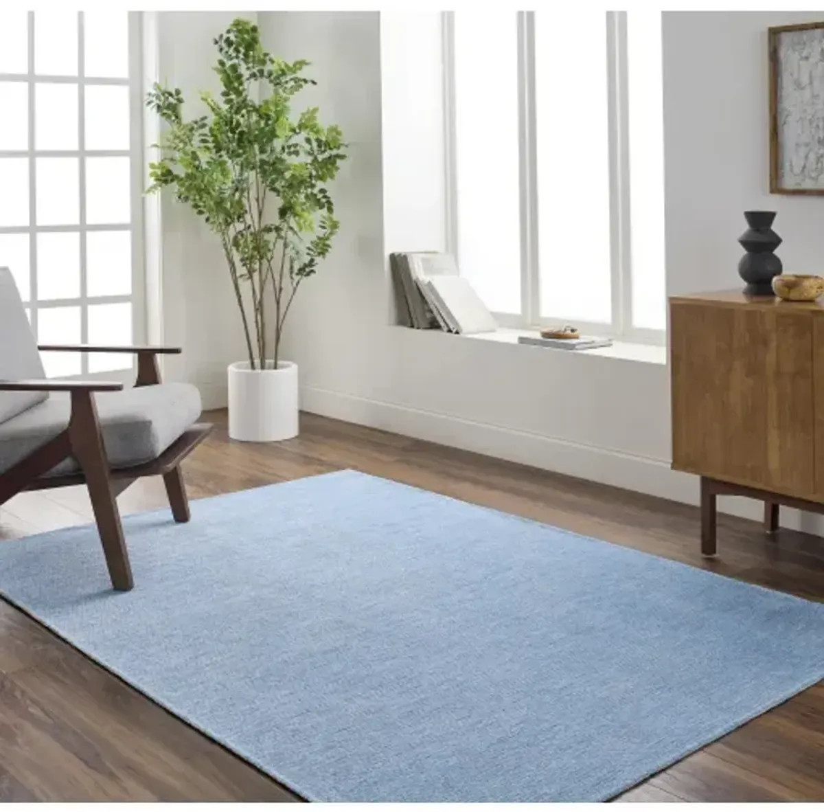 Quebec QBC-2304 6'7" x 9' Machine Woven Rug