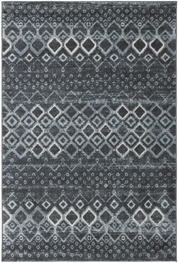 AMSTERDAM 108 DARK GREY  6'-7' x 9'-2' Medium Rectangle Rug