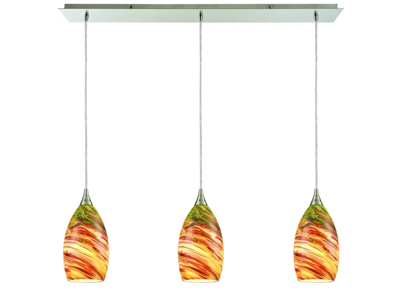 Collanino Configurable Multi Pendant - Satin Nickel