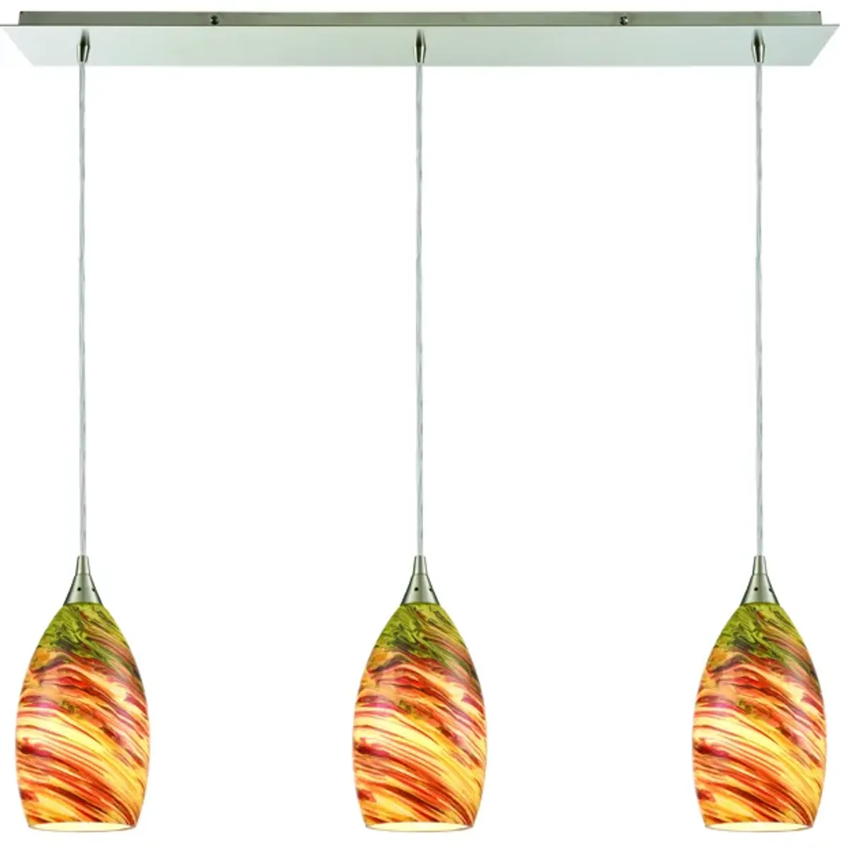 Collanino Configurable Multi Pendant - Satin Nickel