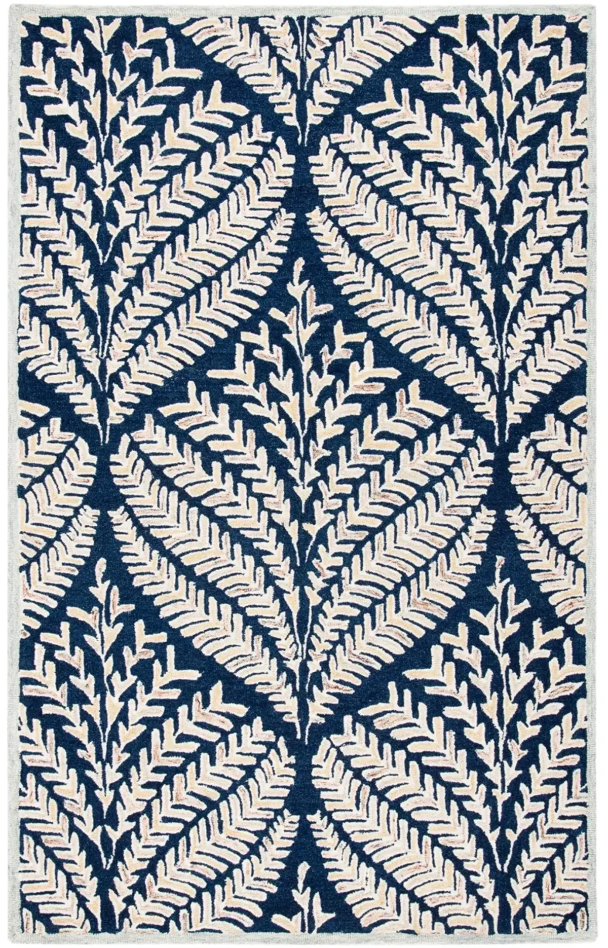 CAPRI 208 NAVY  2' x 3' Accent Rug