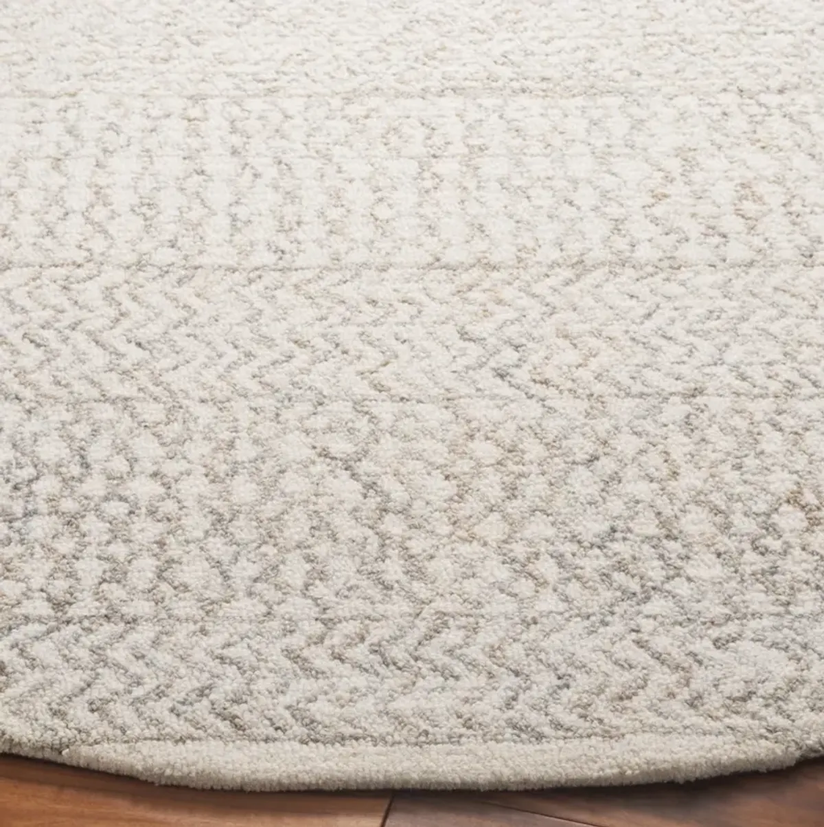 METRO 578 IVORY 6' x 6' Round Round Rug