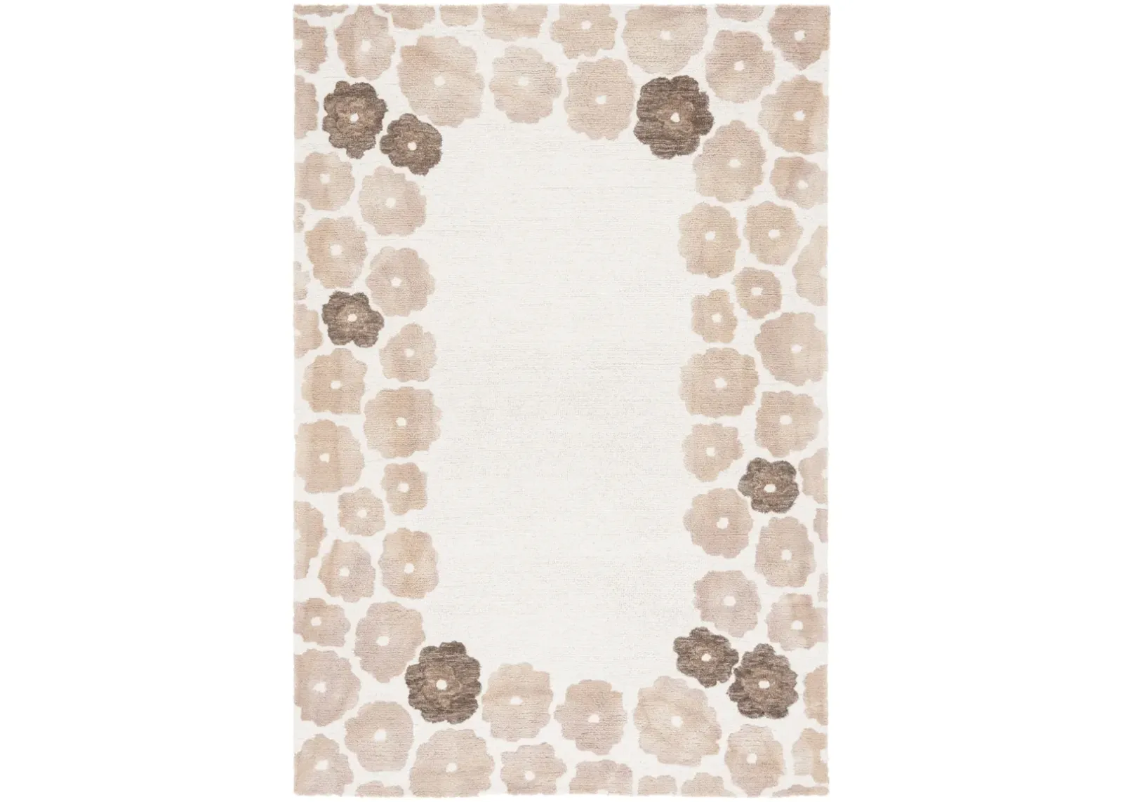 JARDIN 101 BEIGE  6' x 9' Medium Rectangle Rug