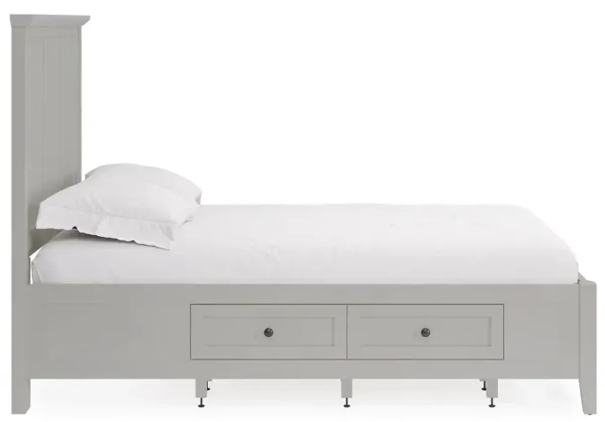 Grace Four Drawer King-size Platform Storage Bed in  Elephant Grey