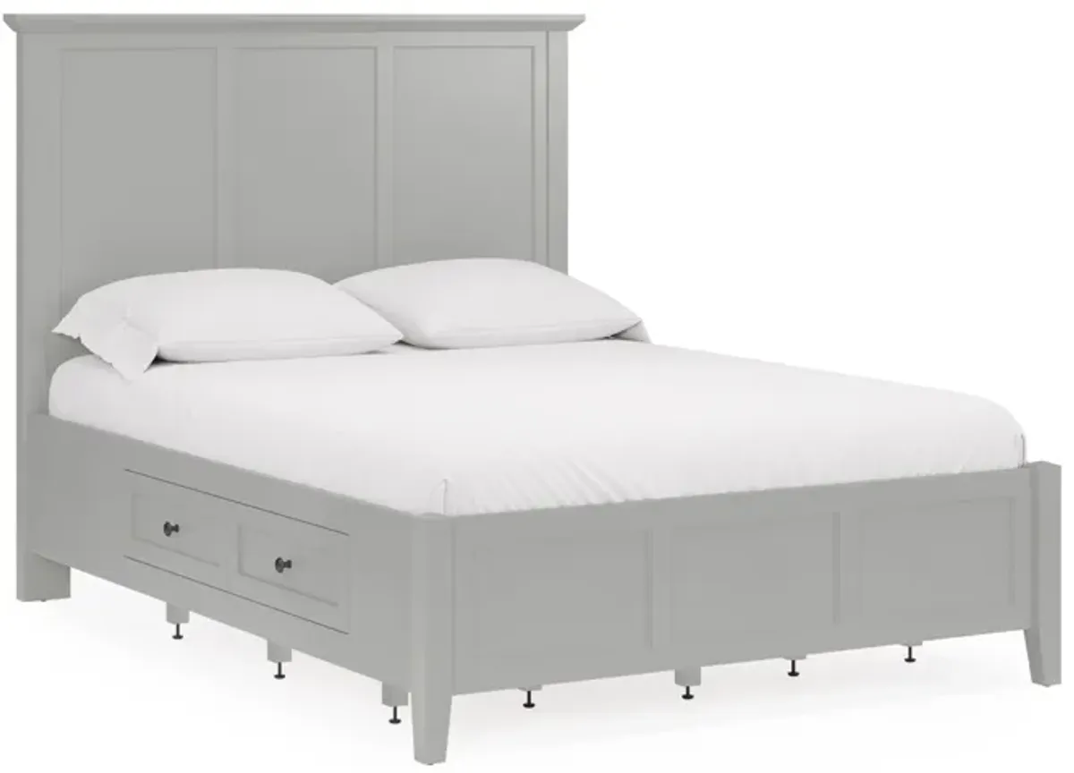 Grace Four Drawer King-size Platform Storage Bed in  Elephant Grey