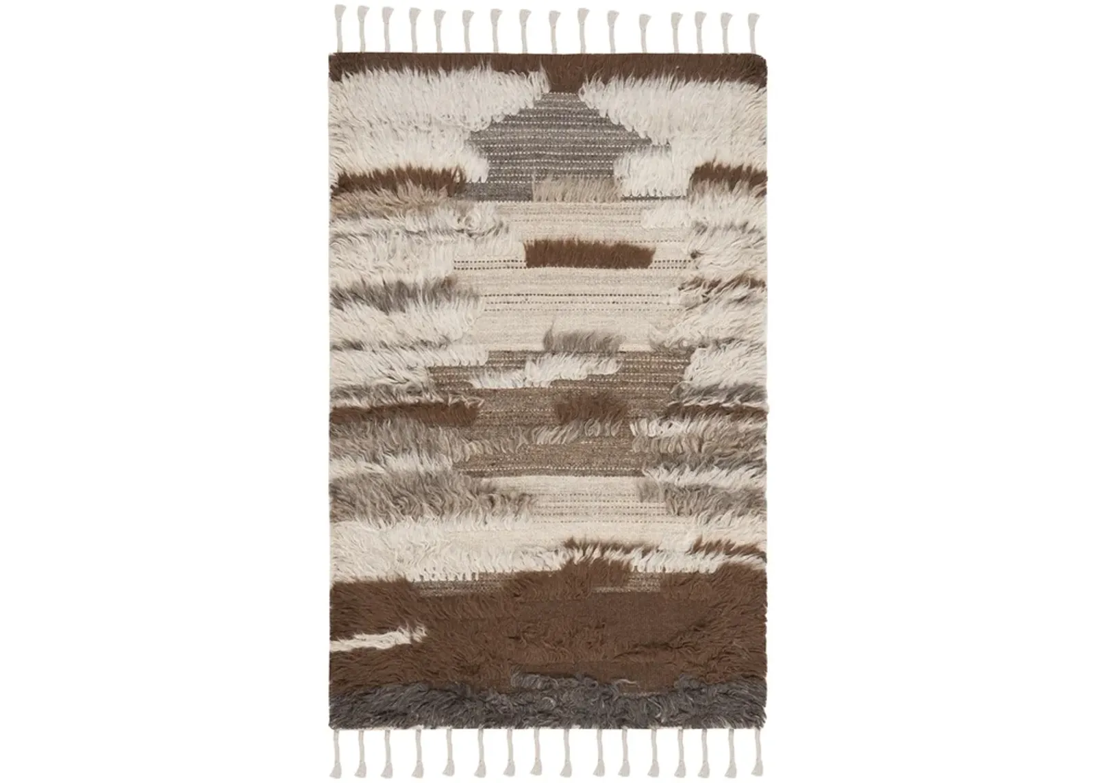 KENYA Hand Knotted Square 6' x 6'Square Rug