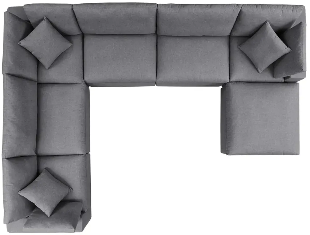 Commix 7-Piece Sunbrella� Outdoor Patio Sectional Sofa