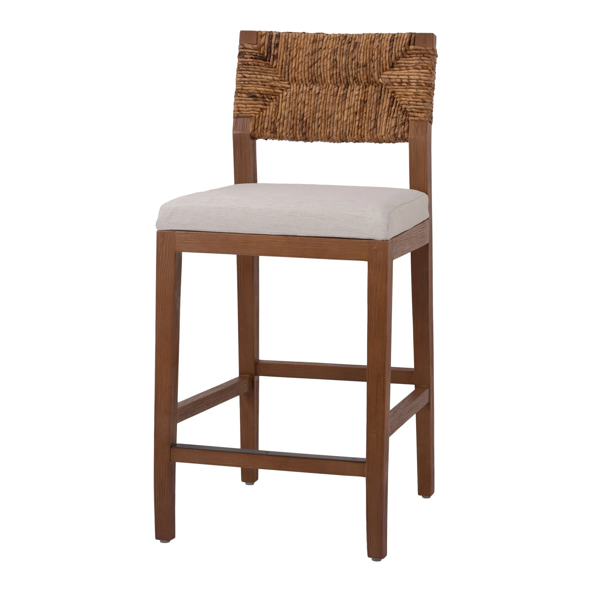 lyon abaca counter stool, natural