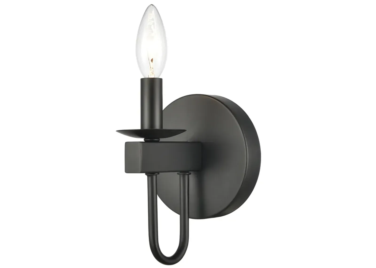 Williamson 7" High 1-Light Sconce - Black