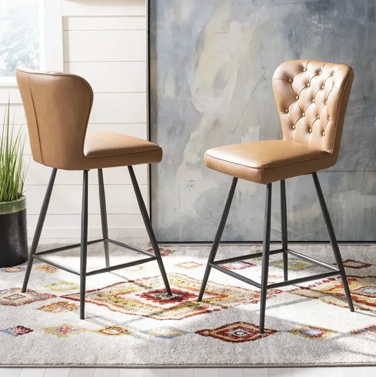 Ashby Swivel Counter Stool  - Set of 2