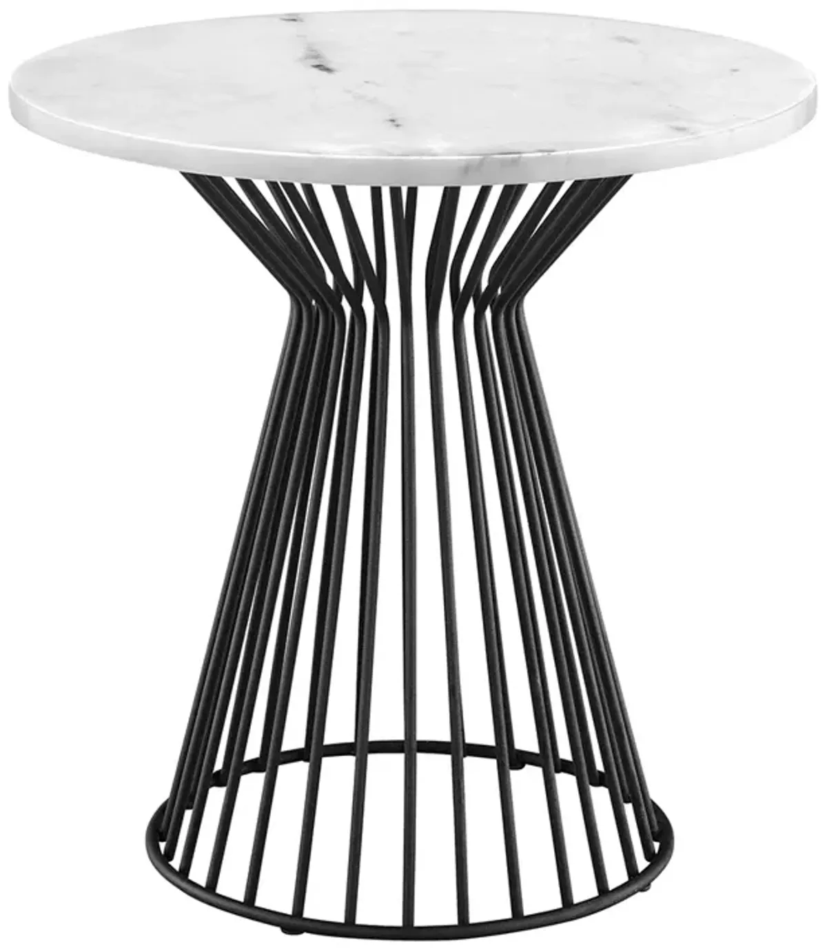 Madison Park Marbury Black/White End Table