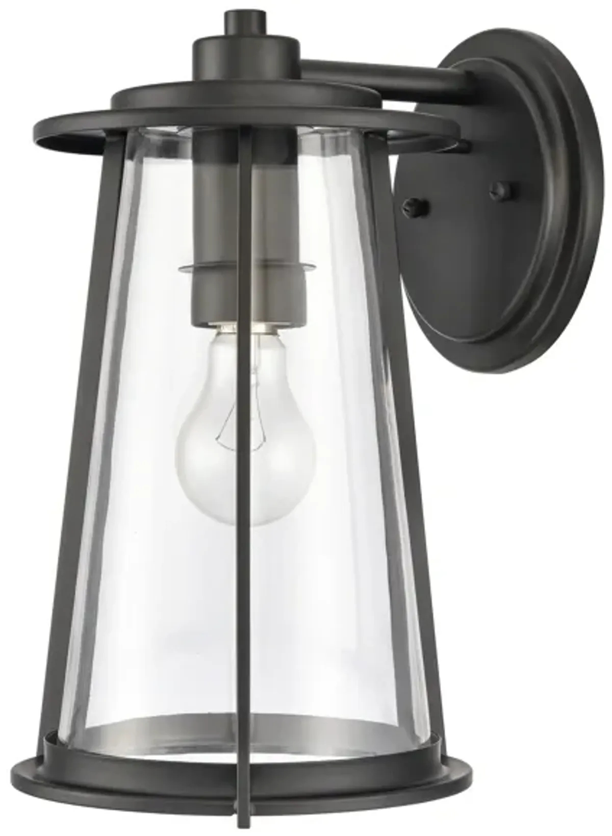 Kennison 13" High 1-Light Outdoor Sconce - Matte Black