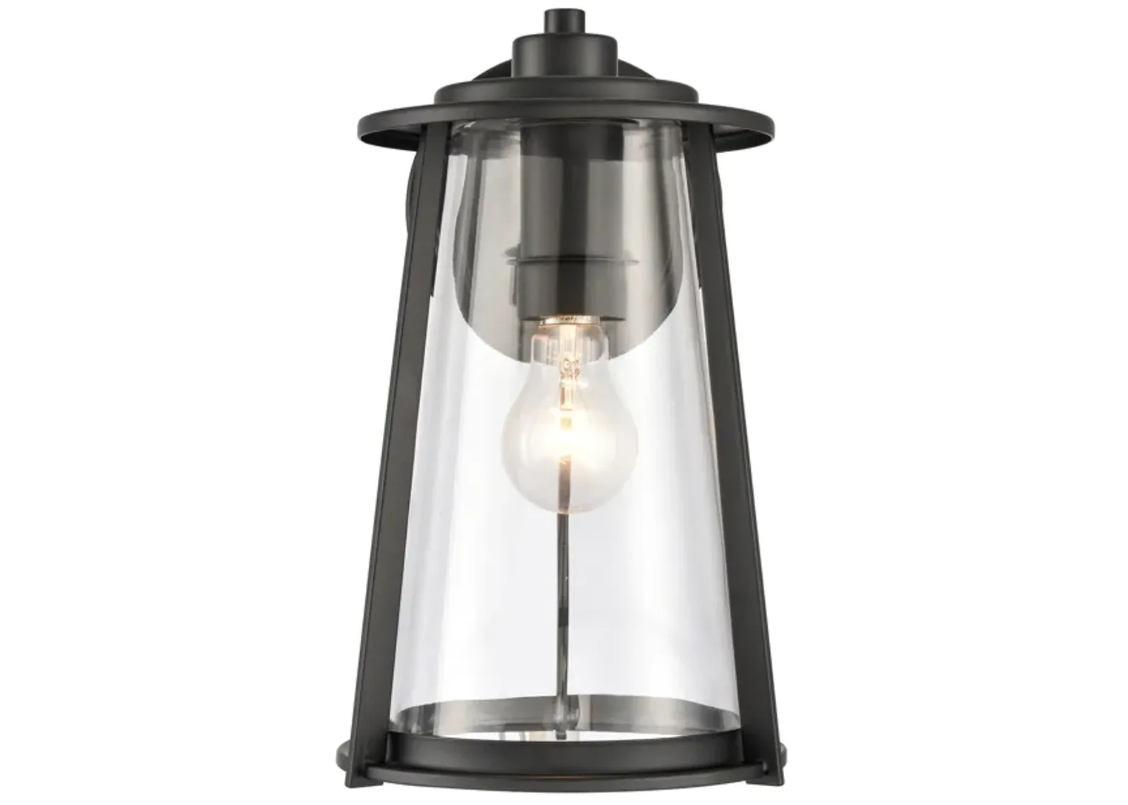 Kennison 13" High 1-Light Outdoor Sconce - Matte Black