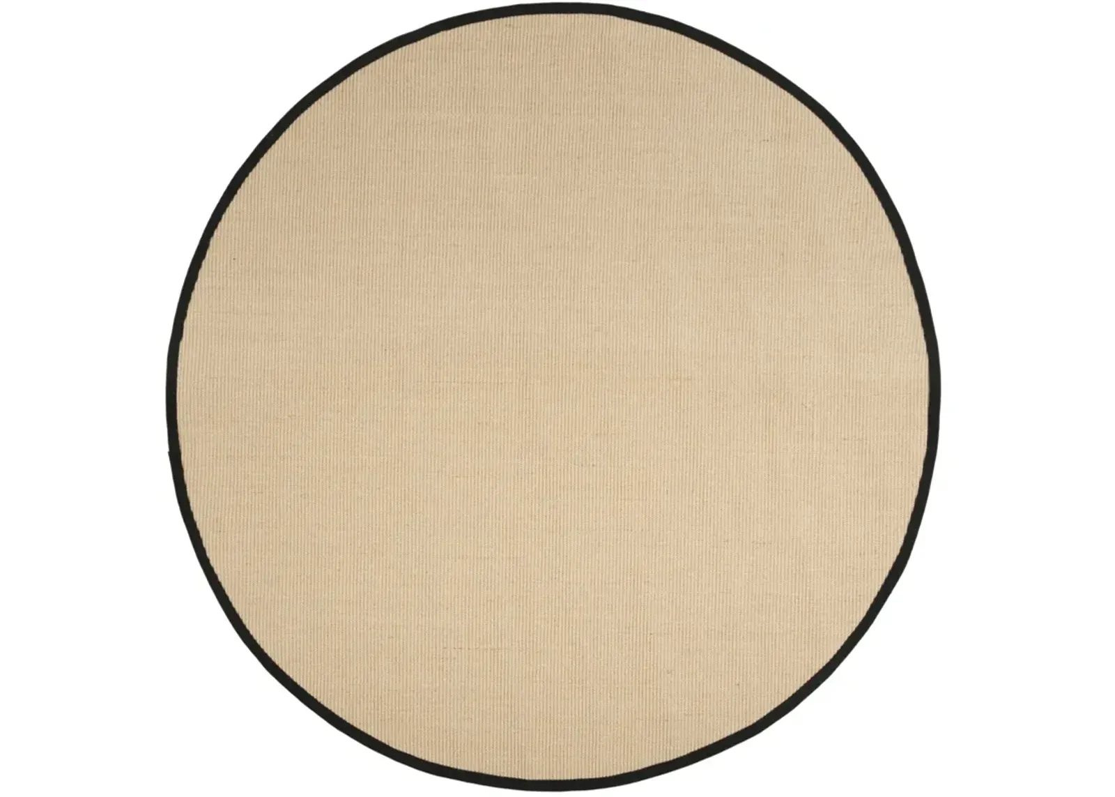 NATURAL FIBER 131 BEIGE  4' x 4' Round Round Rug