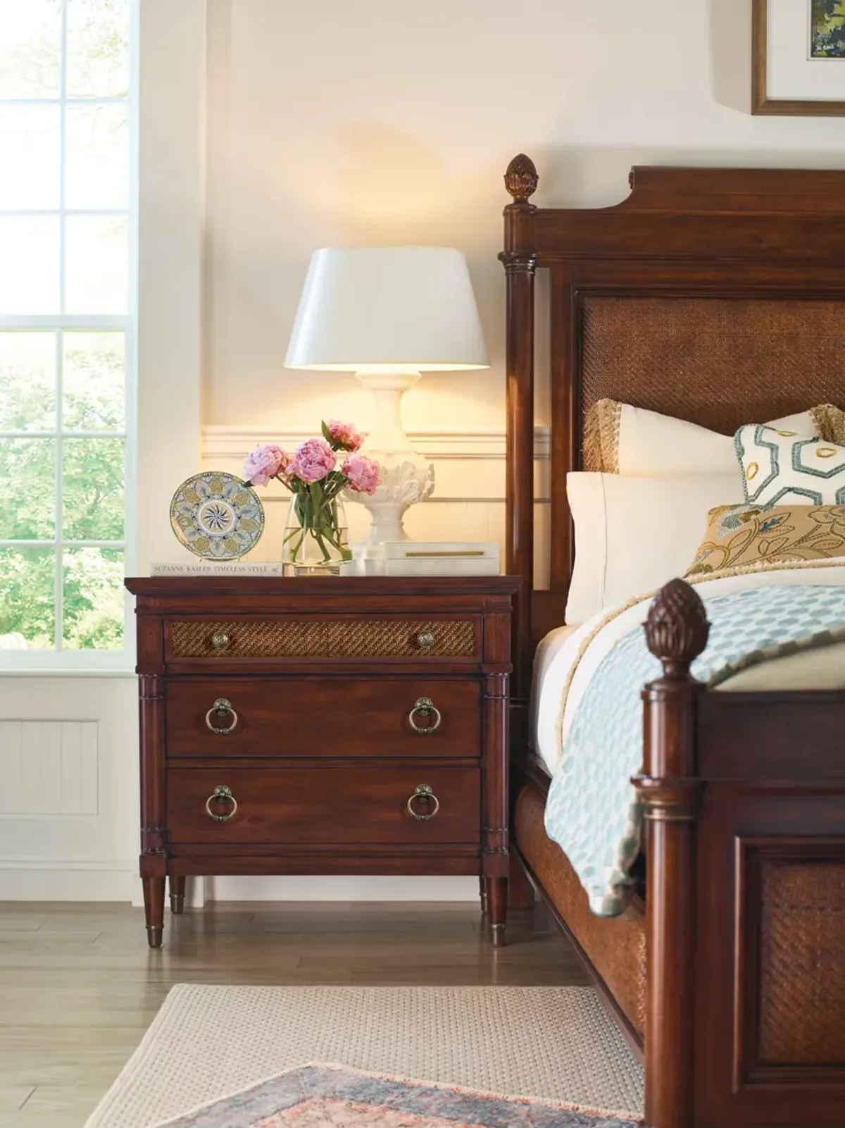 Charleston Three-Drawer Nightstand