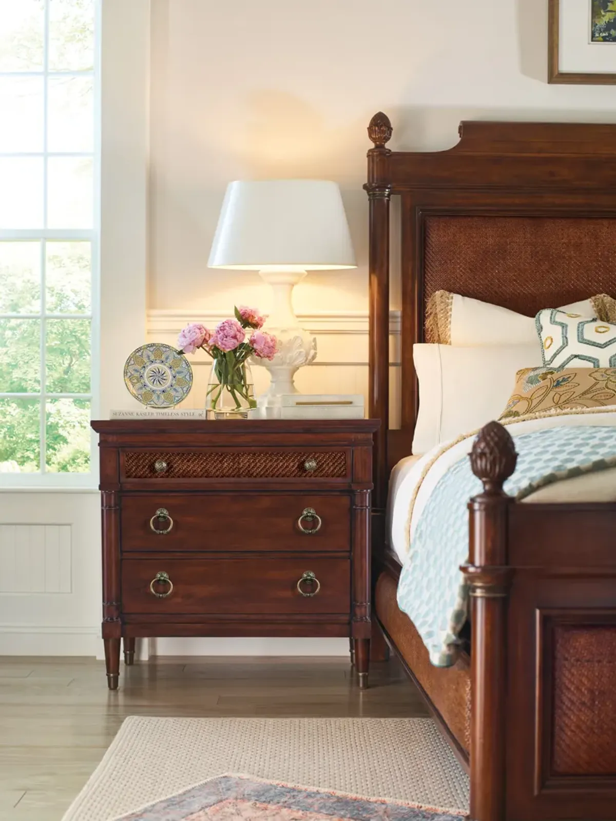 Charleston Three-Drawer Nightstand