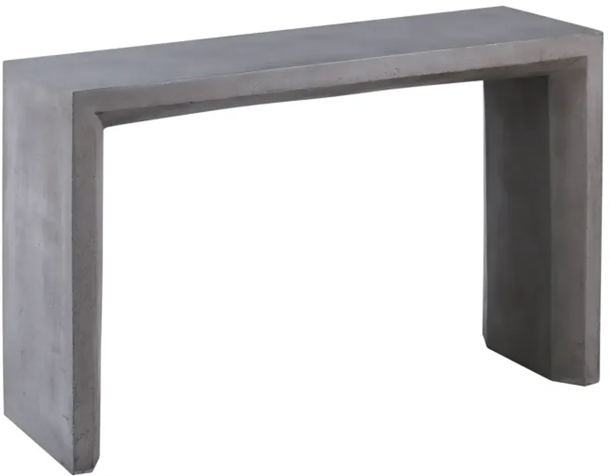 Chamfer Console Table