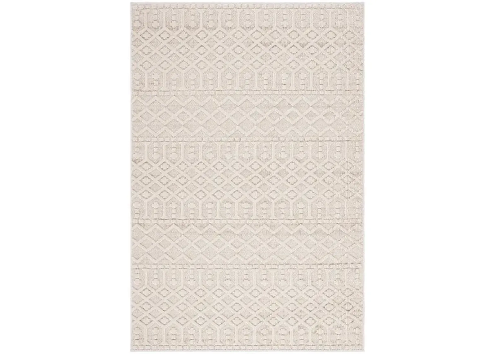 GLOBAL 402 Beige 5'-3' X 7'-6' Medium Rectangle Rug