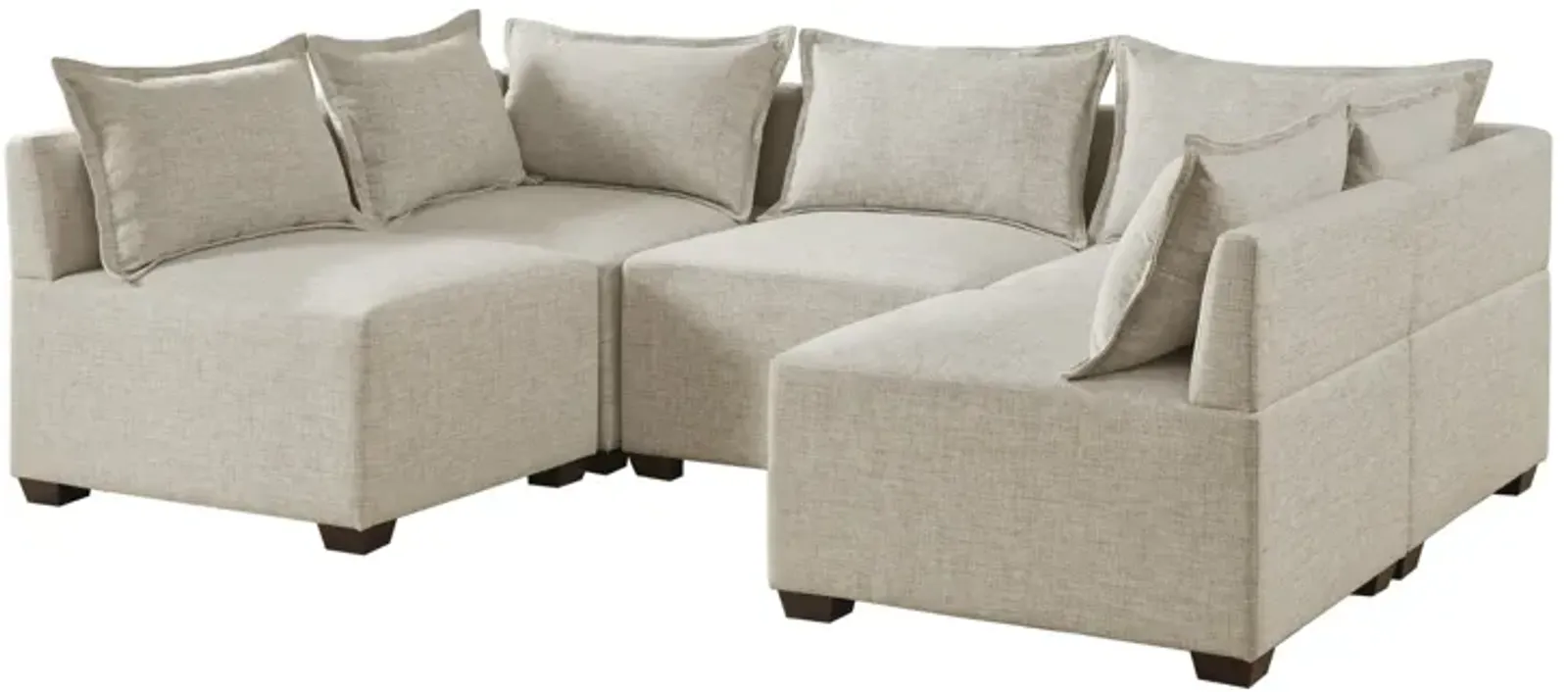 5-Piece Modular U-Shape Sofa