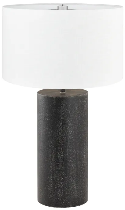 Daher 26'' High 1-Light Table Lamp - Black - Includes LED Bulb