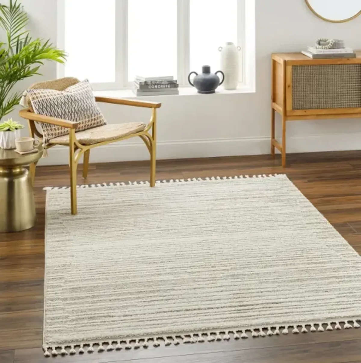 Rudy RDY-2306 5'3" x 7' Machine Woven Rug