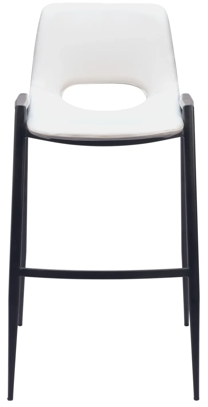 Desi Barstool (Set of 2) White