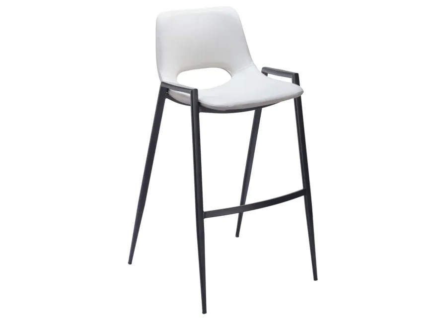 Desi Barstool (Set of 2) White