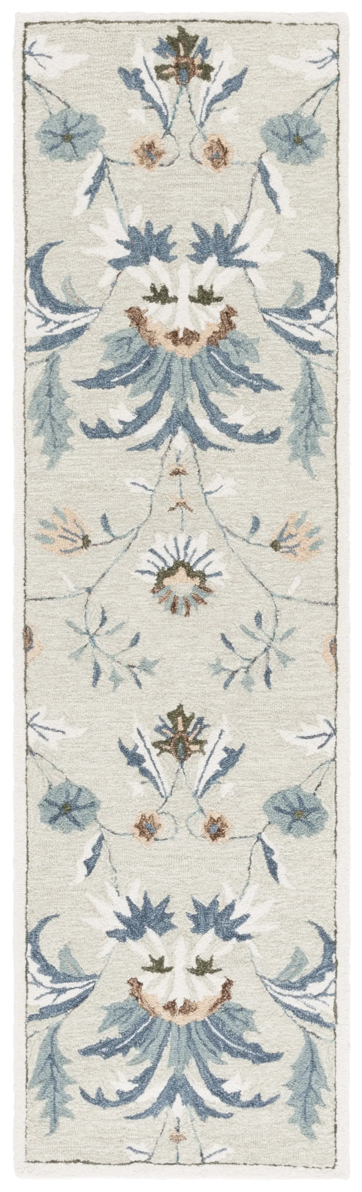 BLOSSOM 572 SAGE  2'-6' x 8' Runner Rug