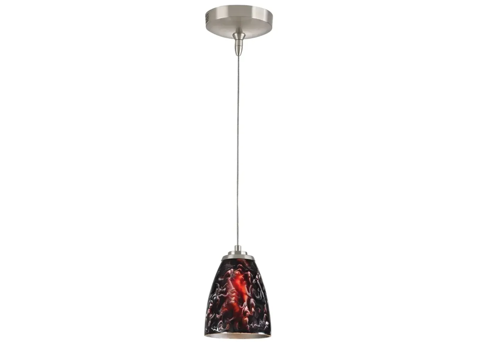 Low Voltage 5" Wide 1-Light Mini Pendant - Brushed Nickel