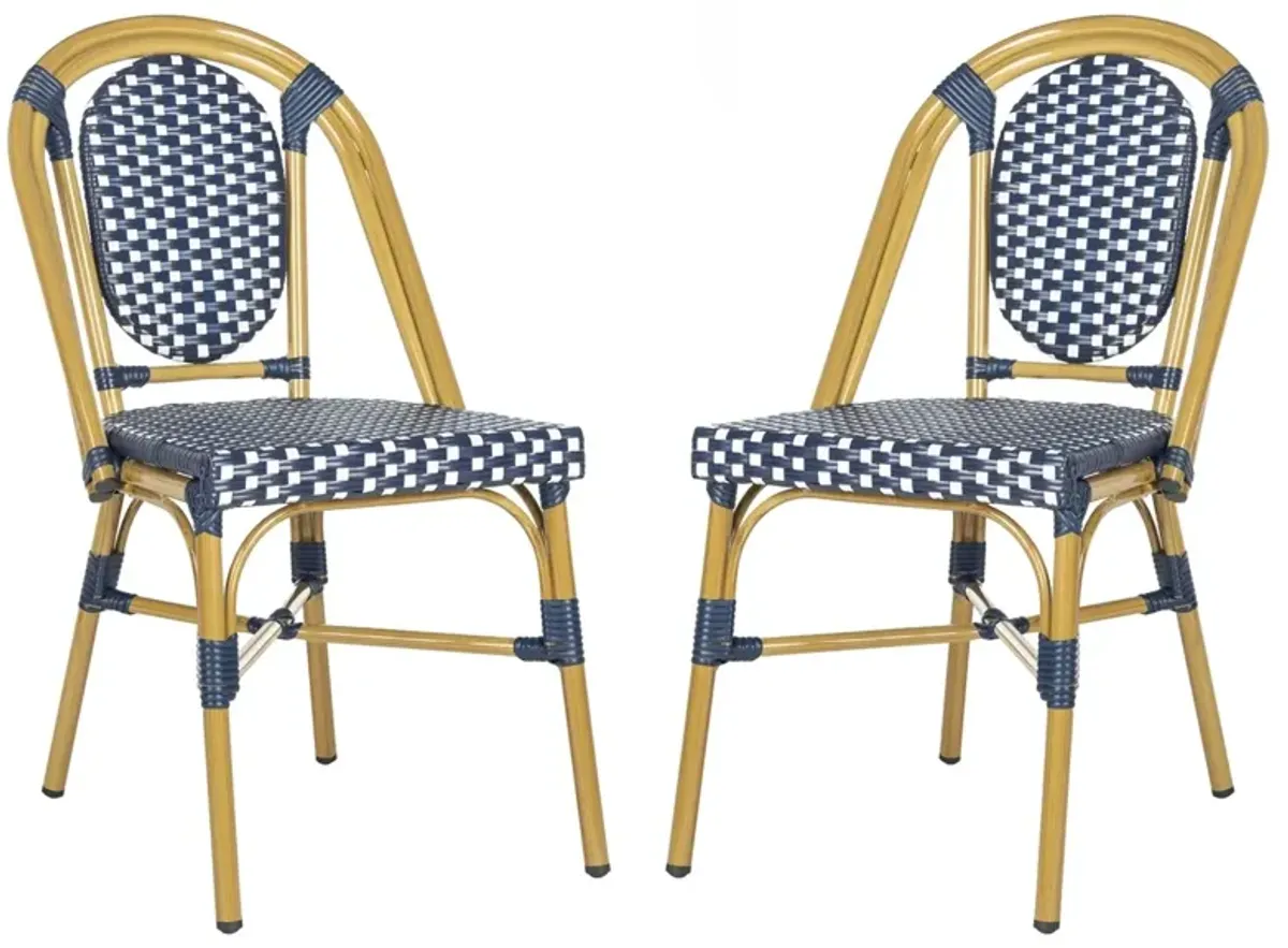 Lenda French Stackable Bistro Chair - Set of 2