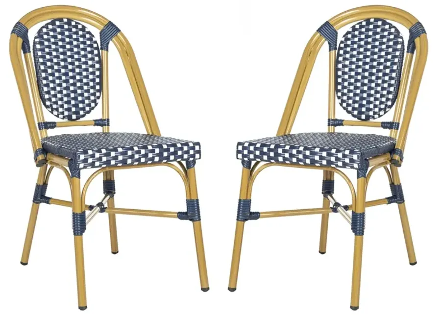 Lenda French Stackable Bistro Chair - Set of 2