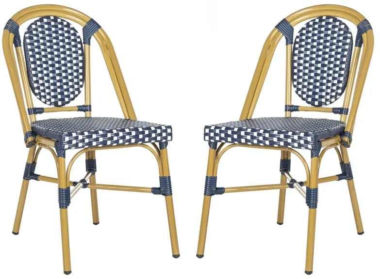 Lenda French Stackable Bistro Chair - Set of 2