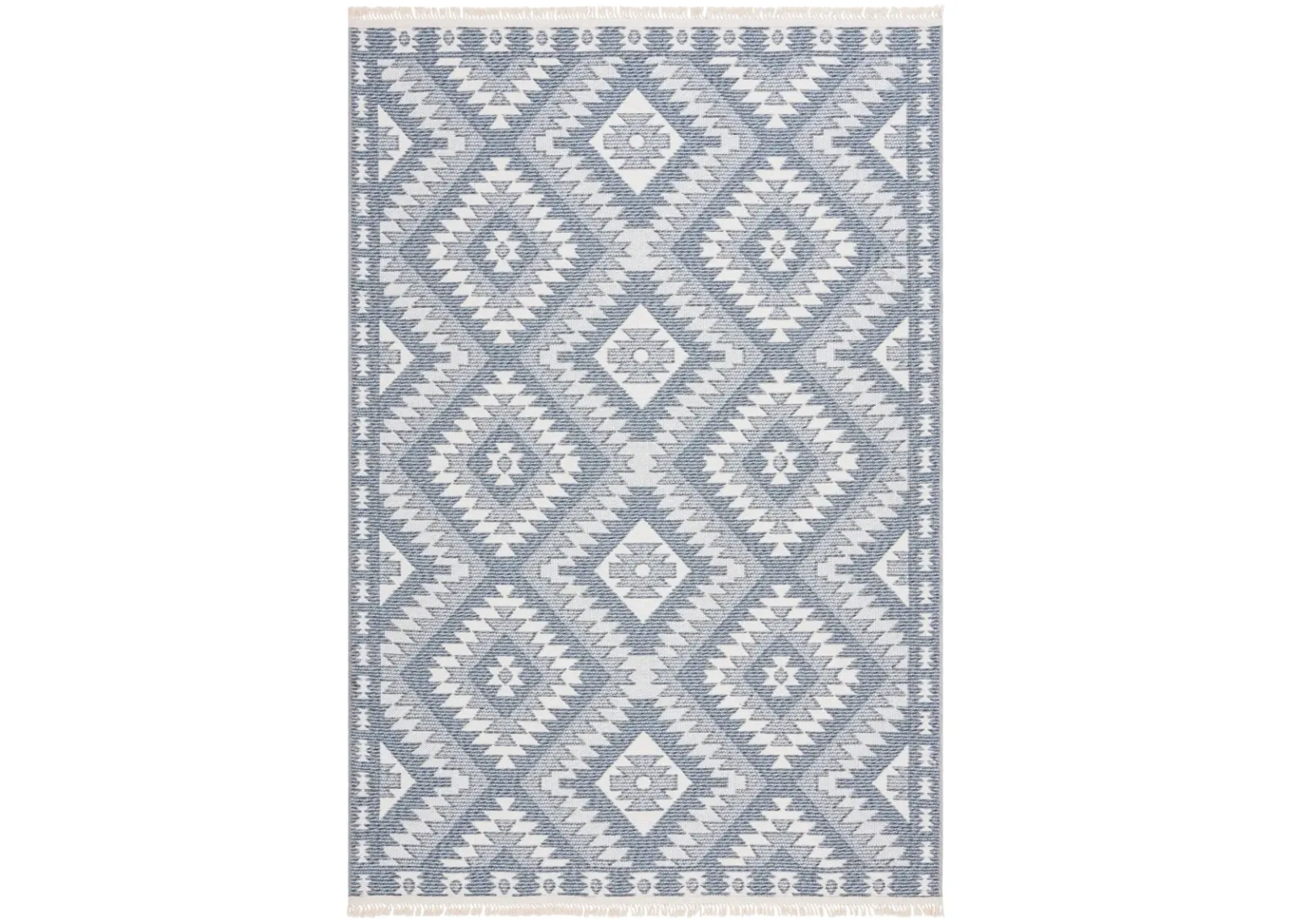 PRAIRIE 310 BLUE  8' x 10' Large Rectangle Rug