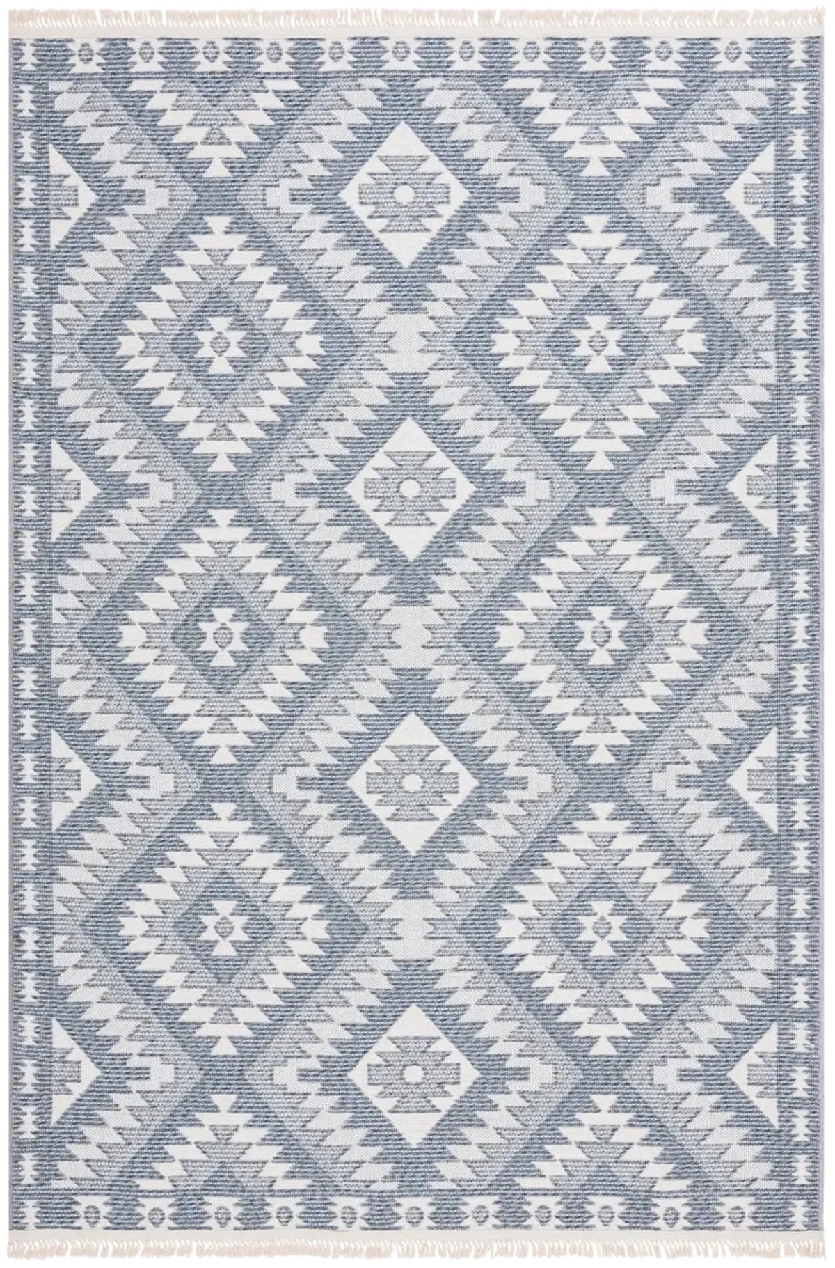 PRAIRIE 310 BLUE  8' x 10' Large Rectangle Rug