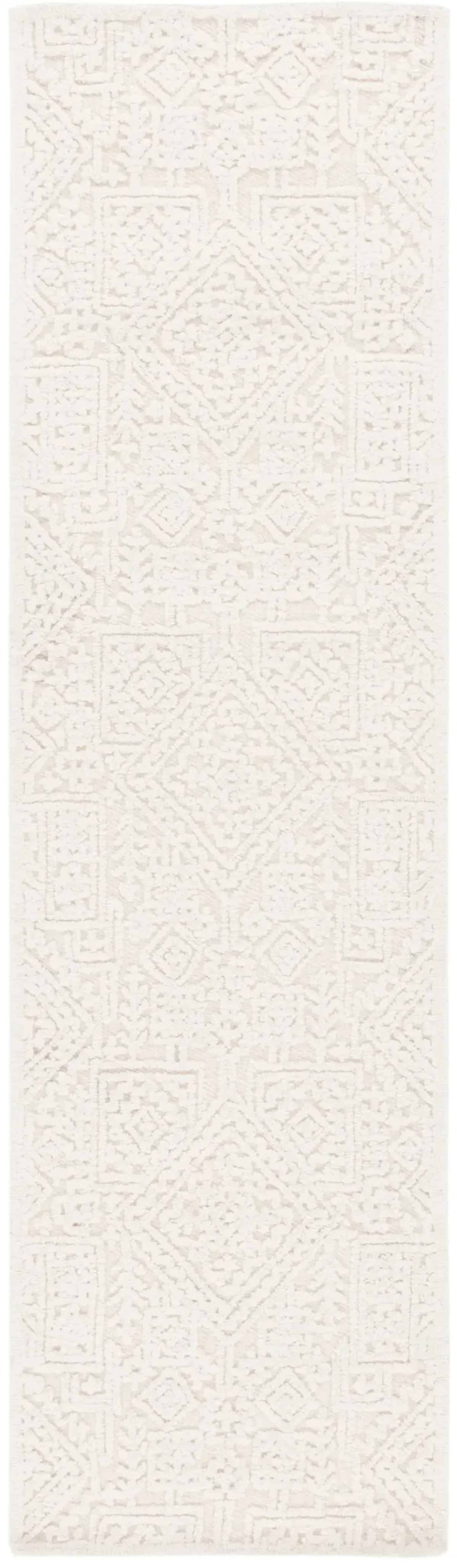 TEXTURAL 107 IVORY 2'-3' x 8' Runner Rug