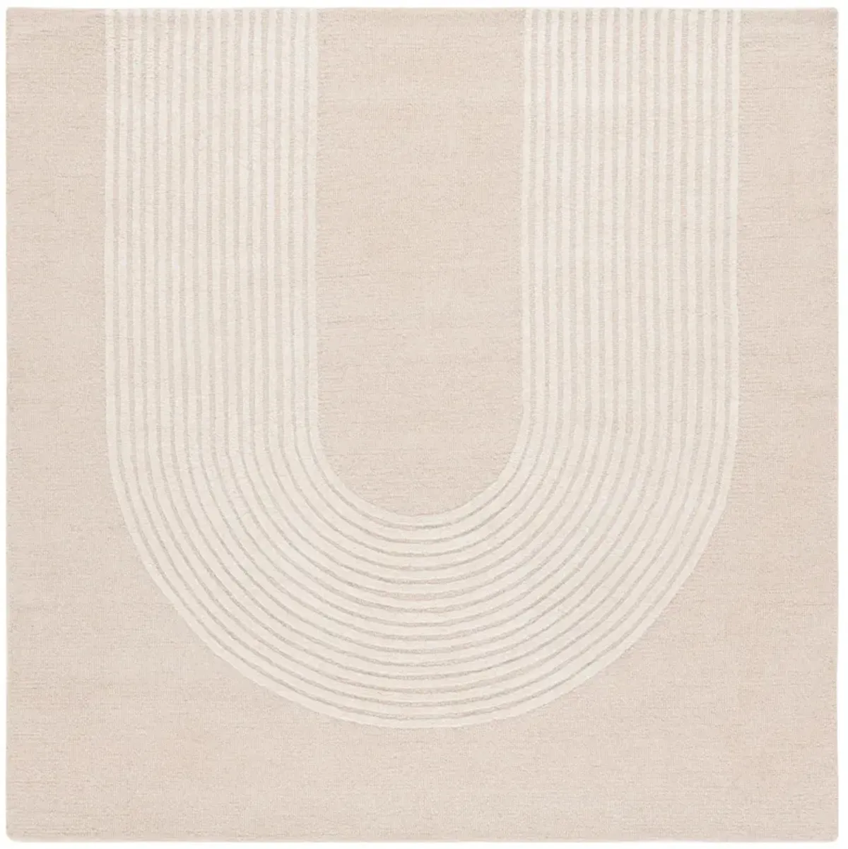 EBONY Hand Tufted 6' x 6' Square area rug