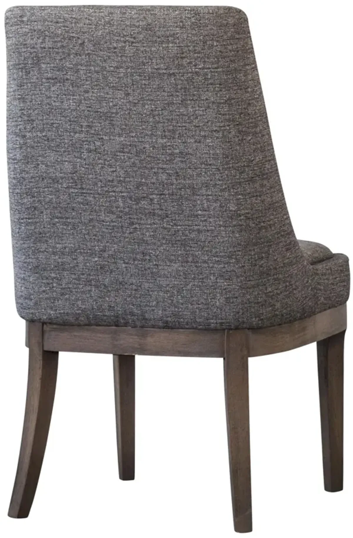 george fabric dining side chair, century gray