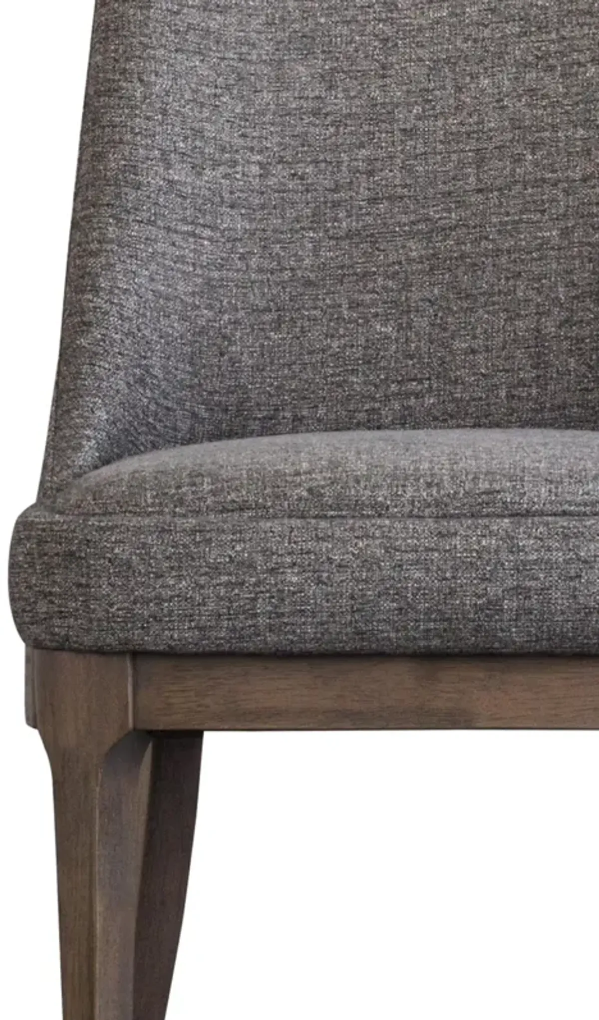 george fabric dining side chair, century gray