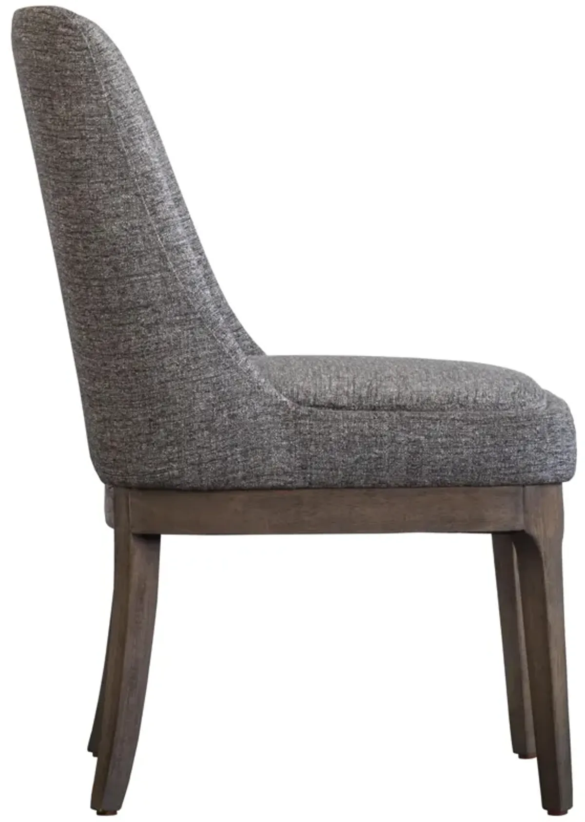 george fabric dining side chair, century gray