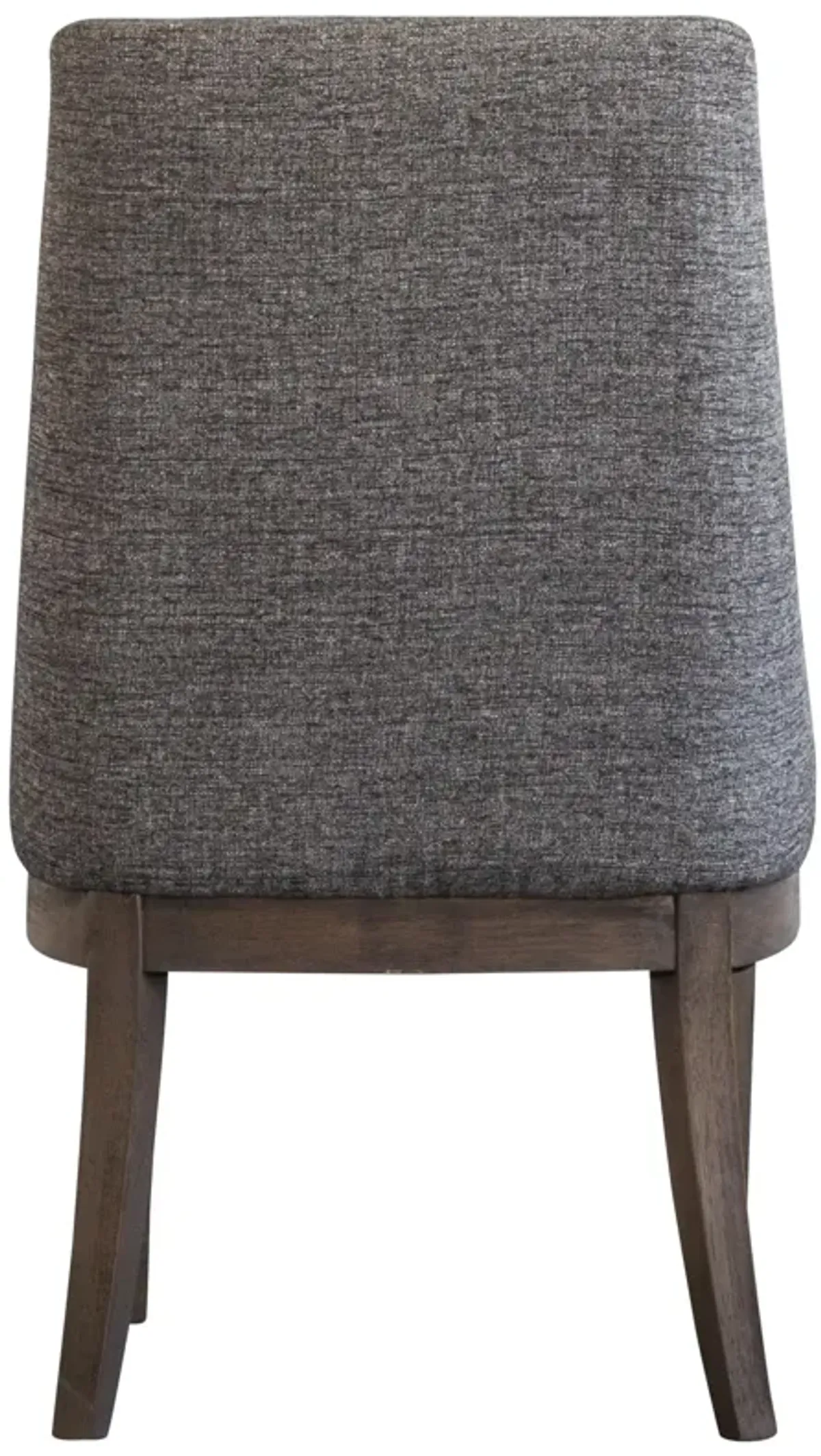 george fabric dining side chair, century gray