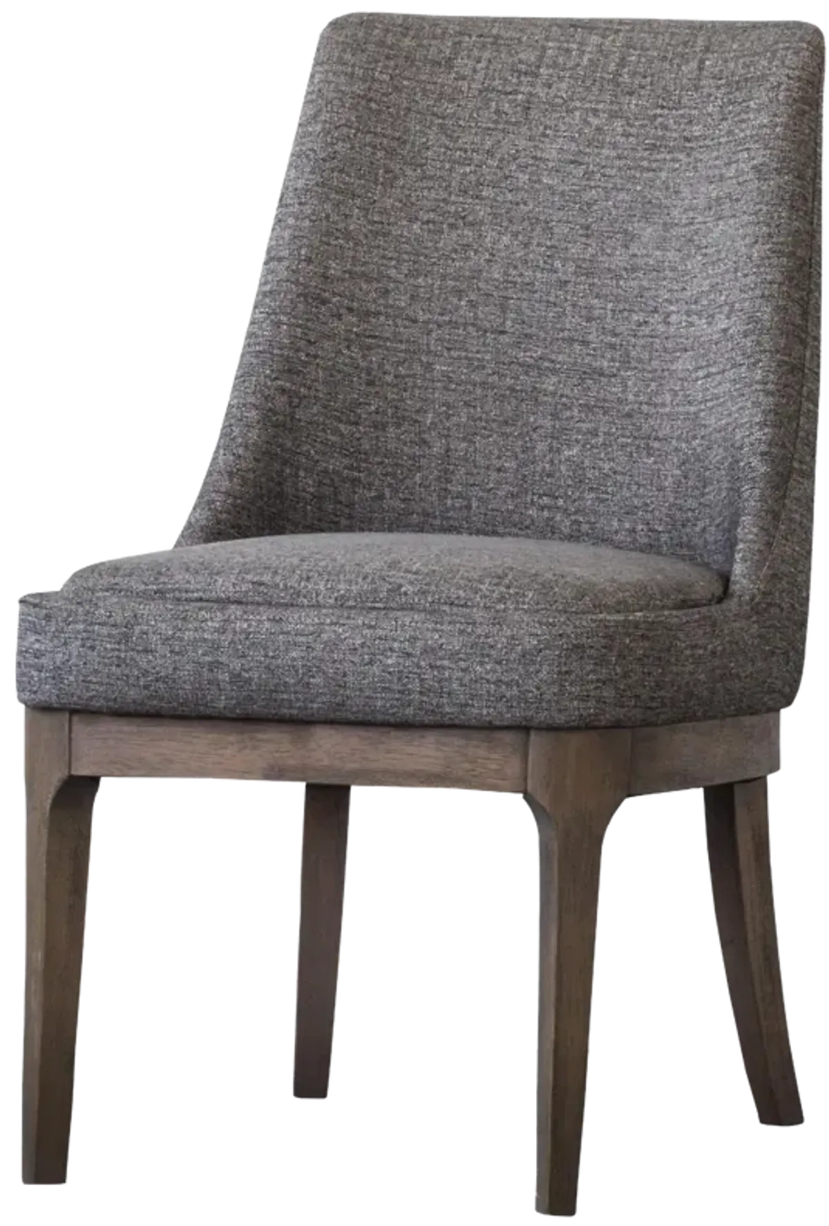 george fabric dining side chair, century gray