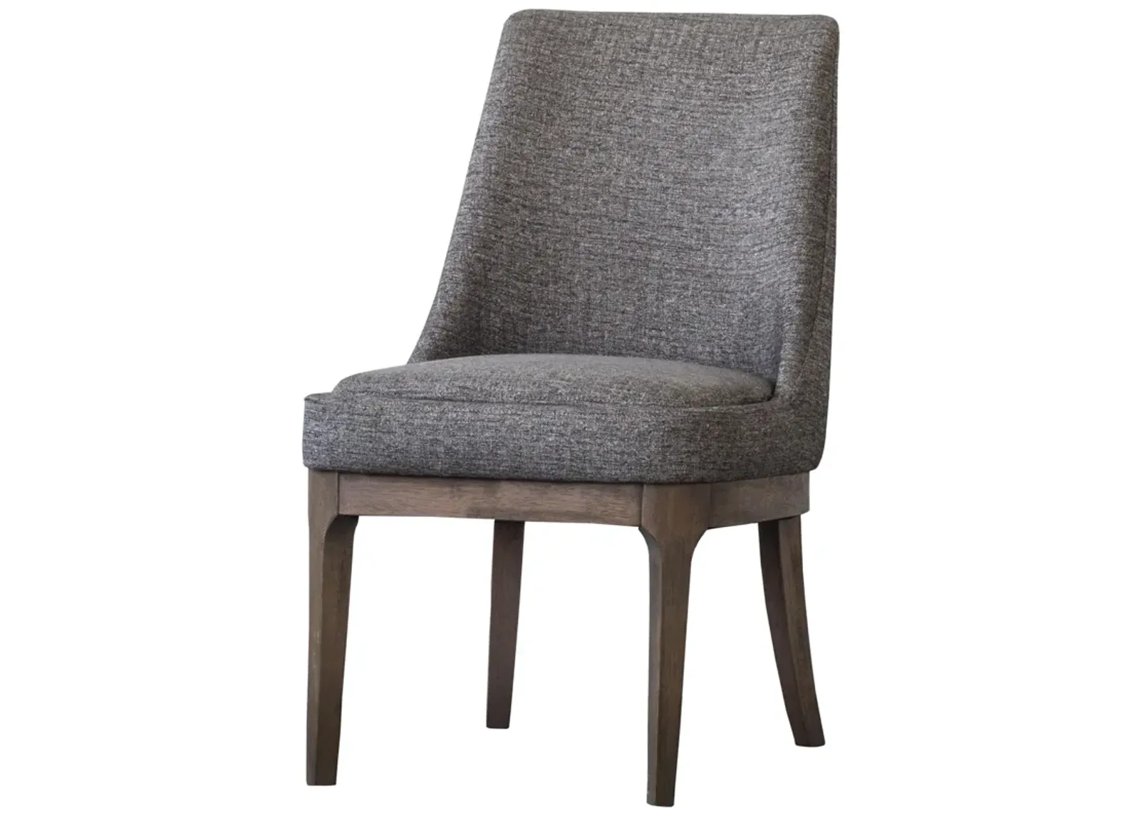 george fabric dining side chair, century gray