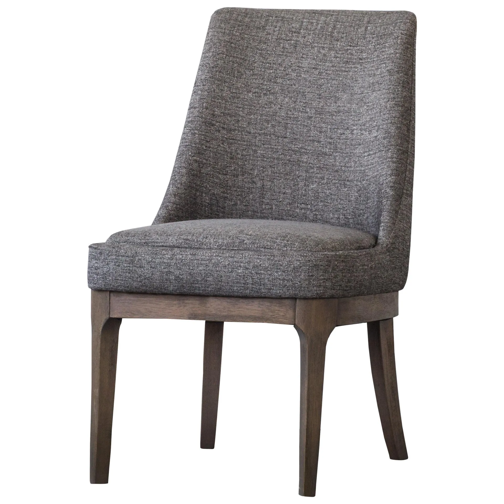 george fabric dining side chair, century gray