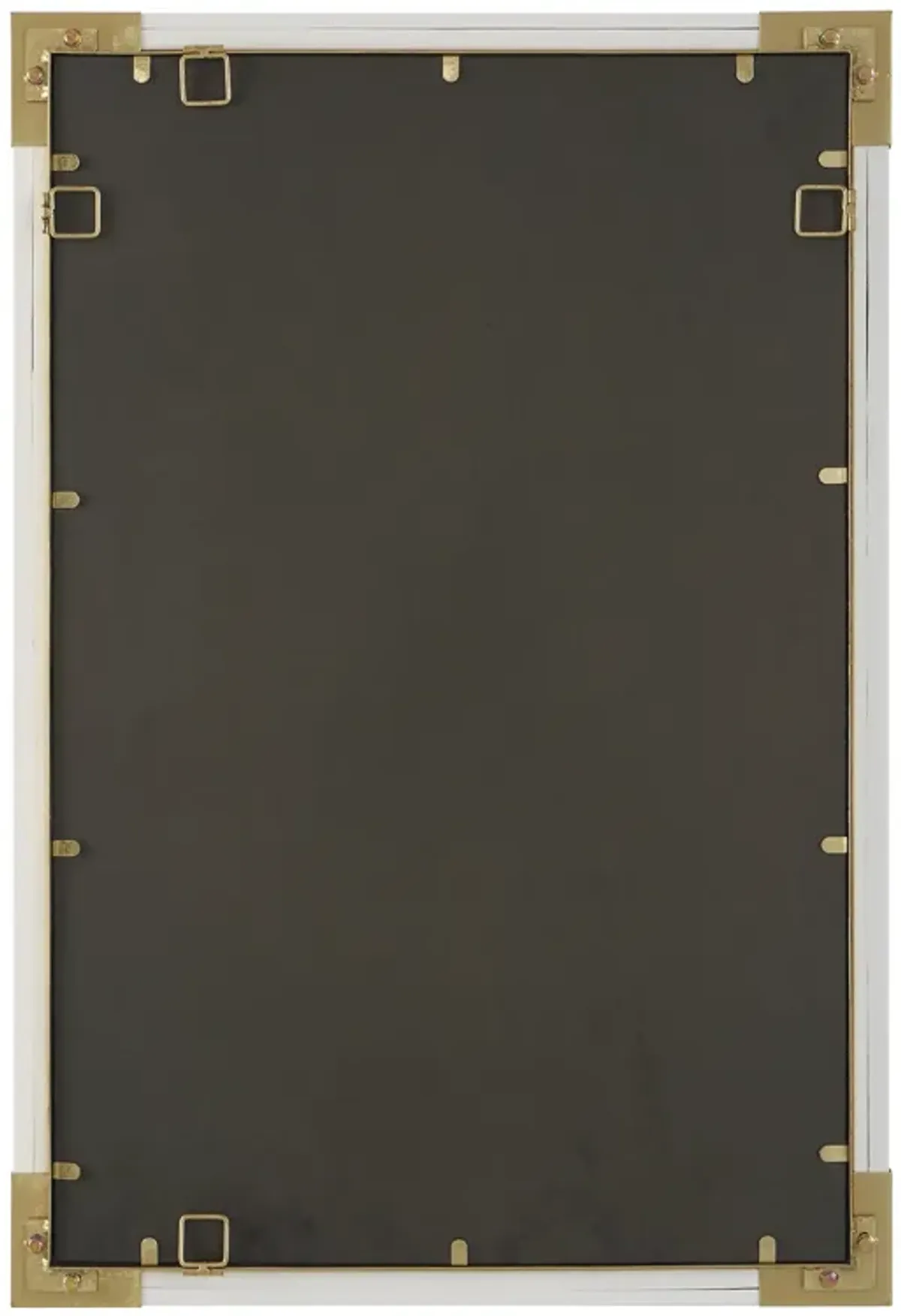 Malik White & Gold Mirror