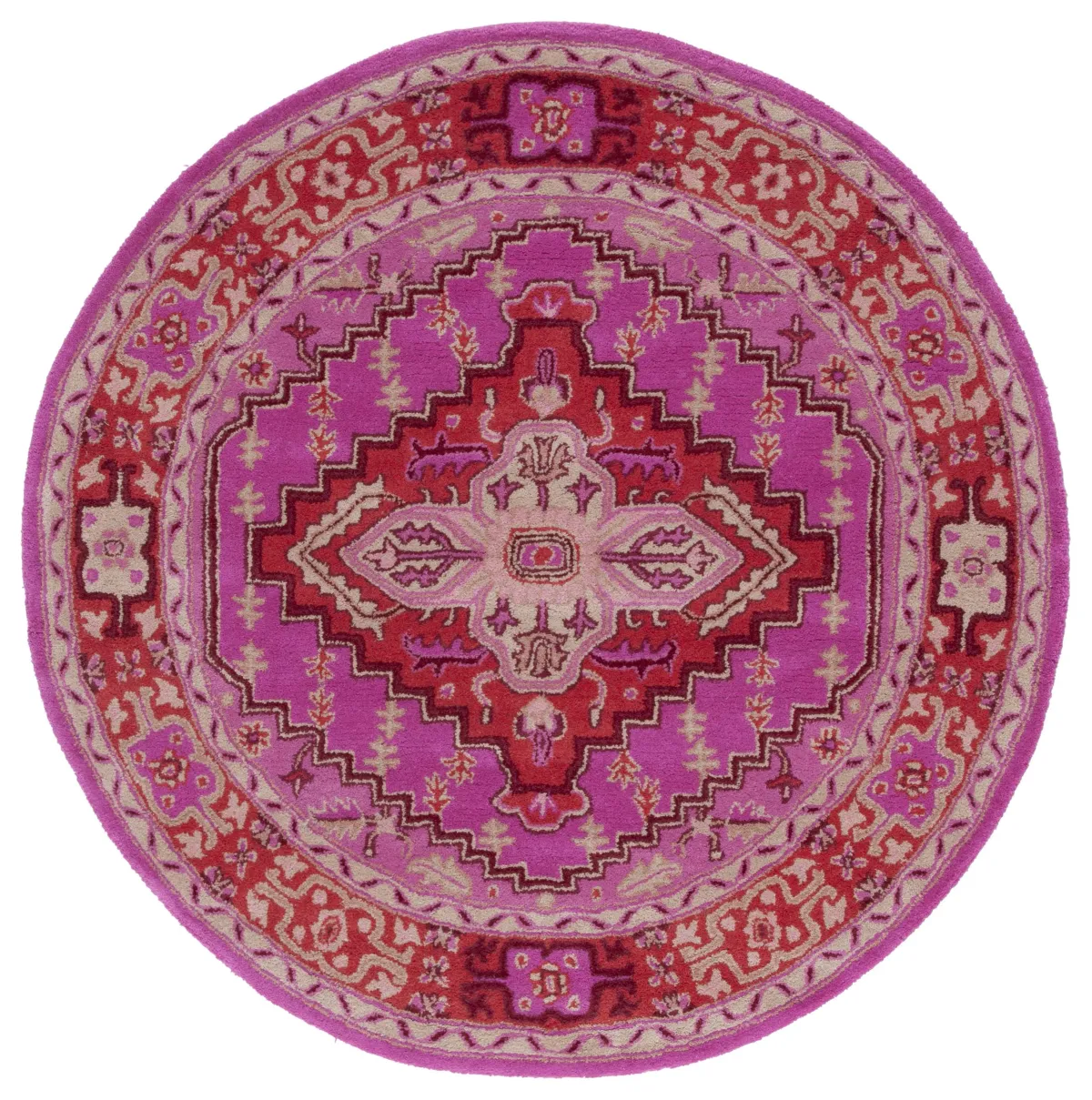 Bellagio Hand Tufted 9' x 9' Round area rug