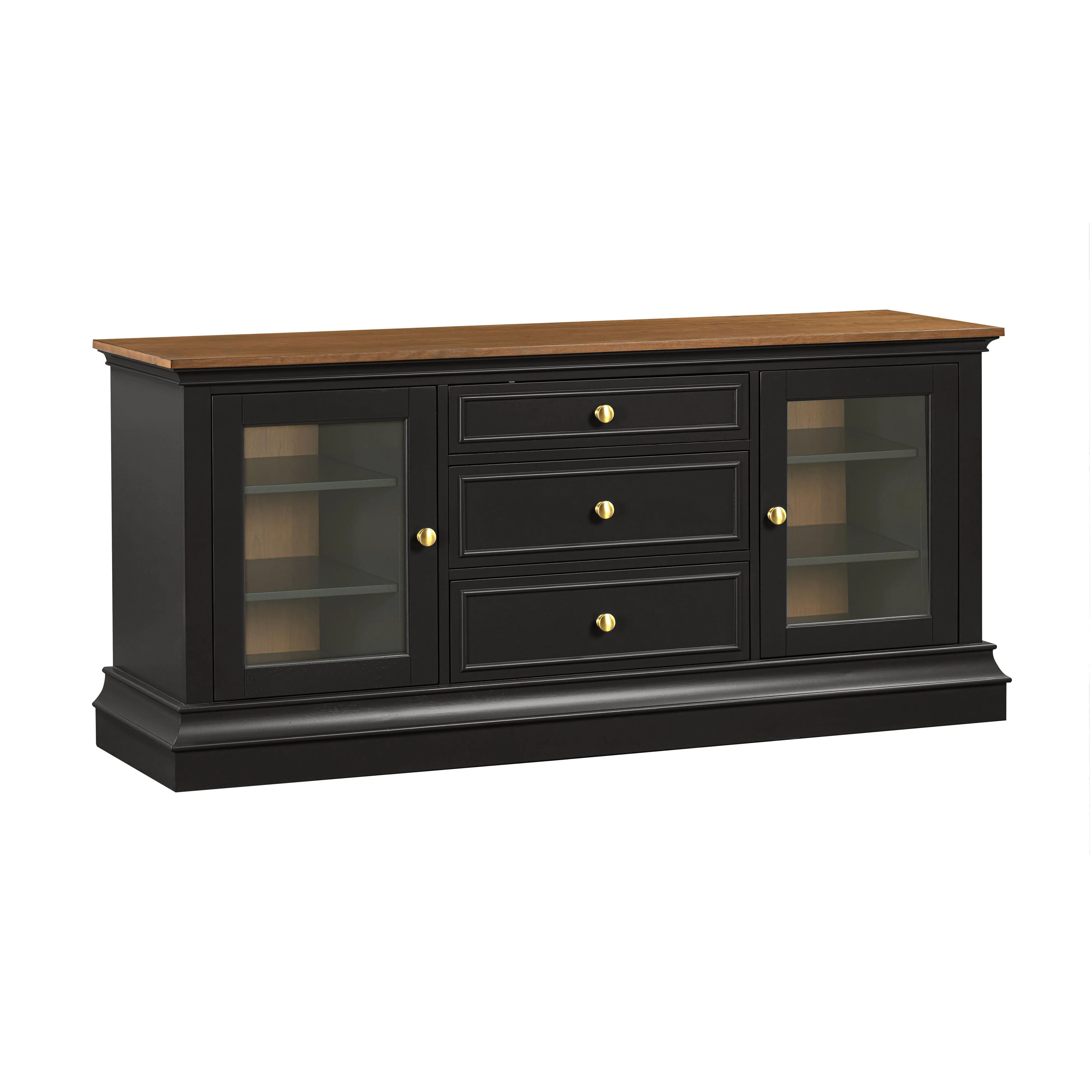 Hudson Charcoal Entertainment Console