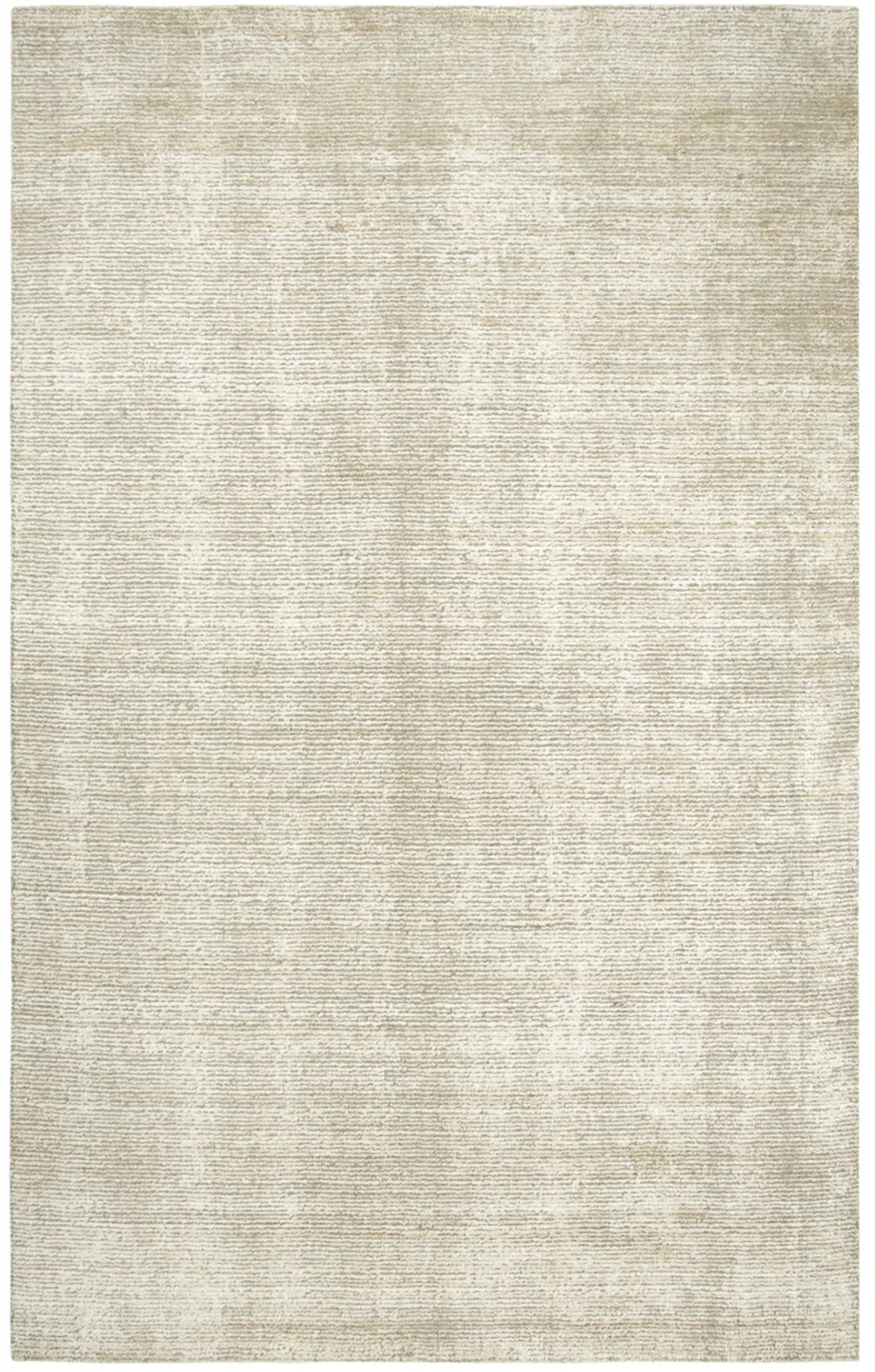 Grand Haven Beige Solid Wool Tencel 8 X 10 Rectangle Rug Mine ...