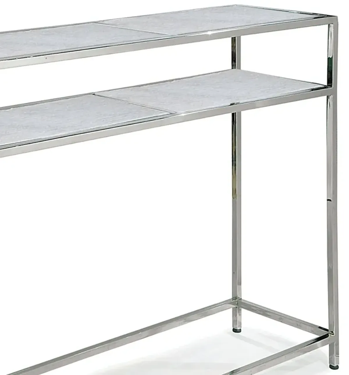 Echelon Console Table (Polished Nickel)