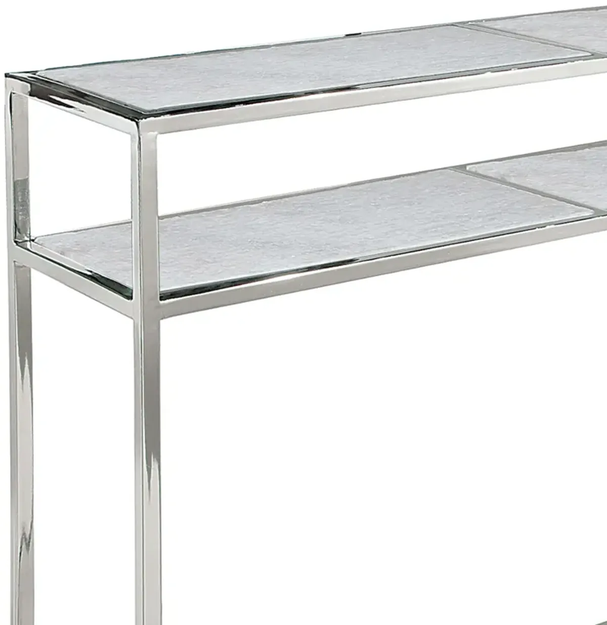 Echelon Console Table (Polished Nickel)