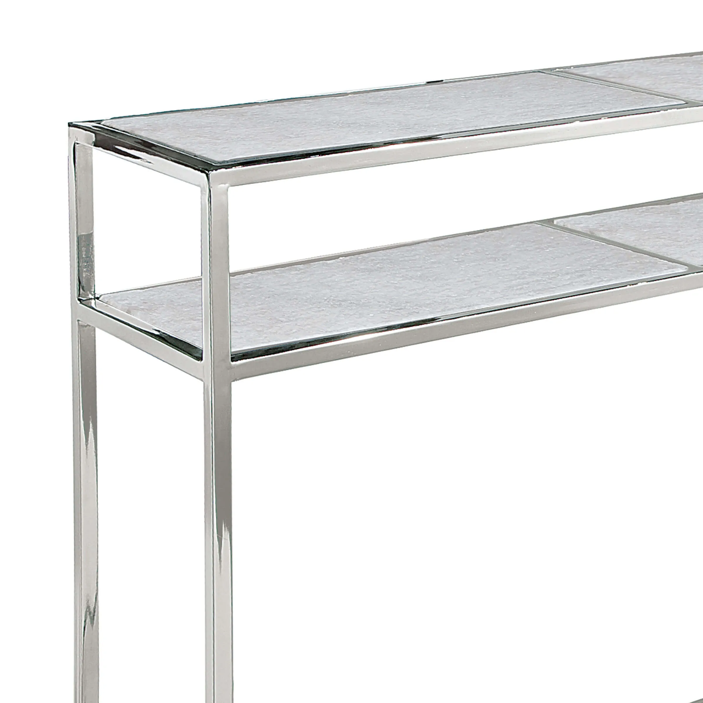 Echelon Console Table (Polished Nickel)